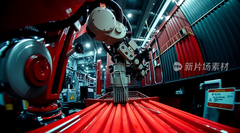 工业机器人操作生产线