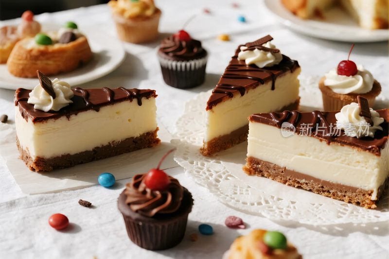 精美甜点美食展示