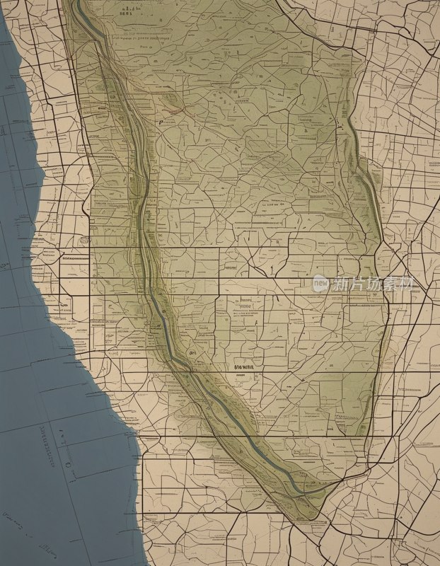 明尼苏达州轮廓图