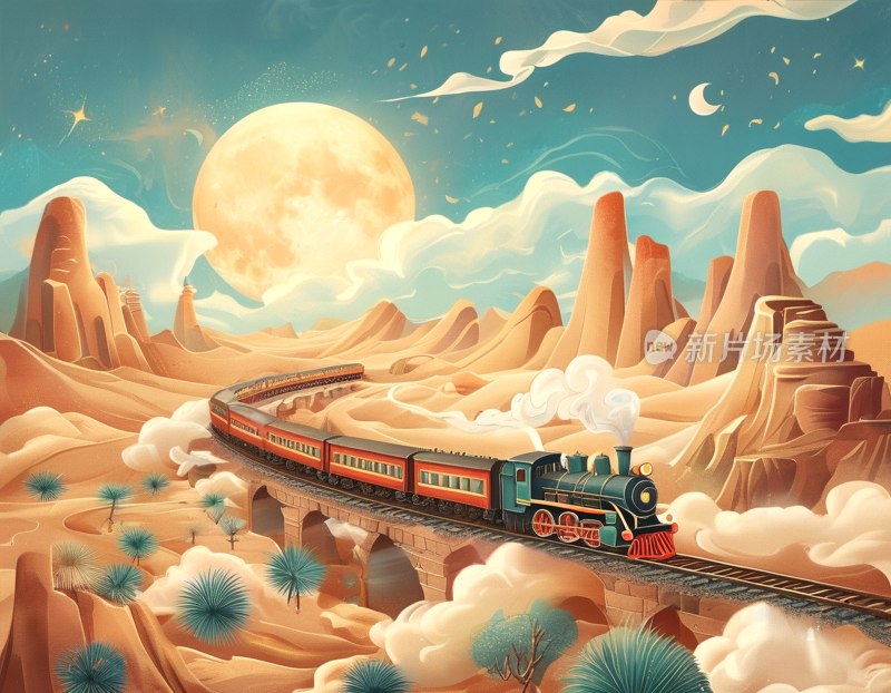 沙漠火车诗意行