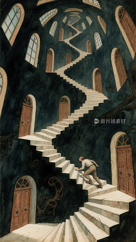 通往未知世界的阶梯