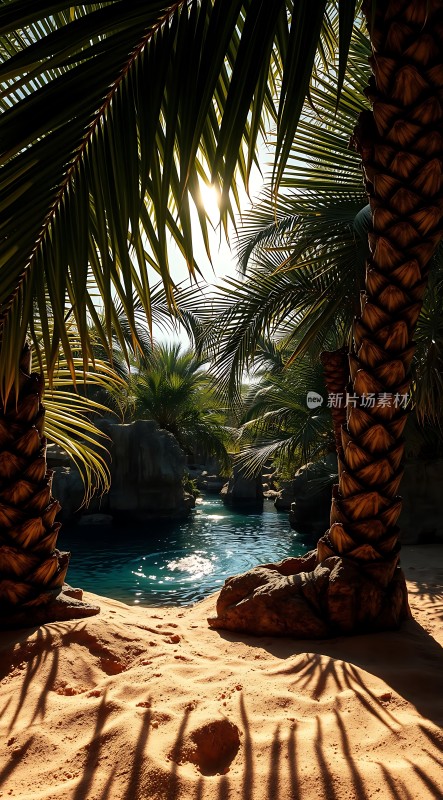 阳光下的热带风情