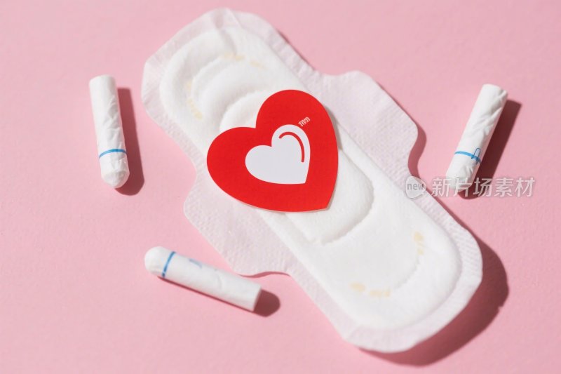 卫生巾爱心设计图