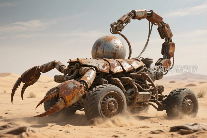沙漠机械蝎形装置