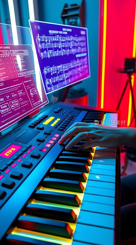 键盘手在音乐创作中展现才华