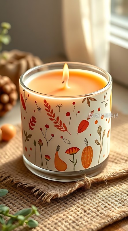 秋日暖光温馨氛围营造