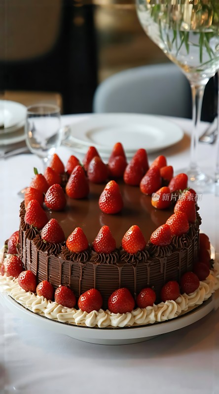 巧克力草莓蛋糕