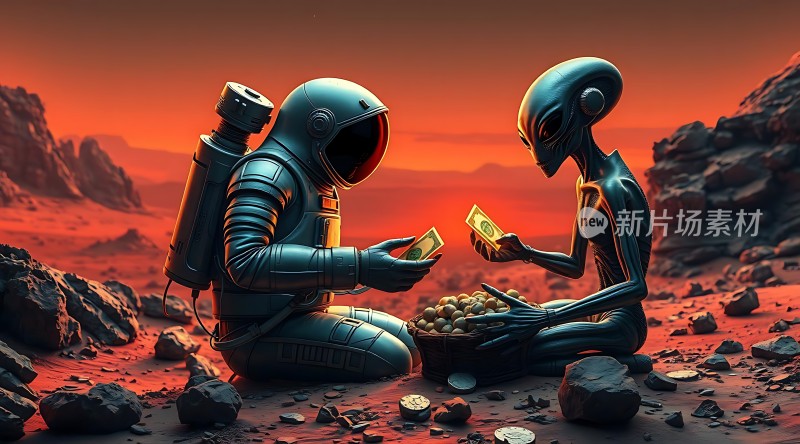 火星交易人类与外星人的经济往来