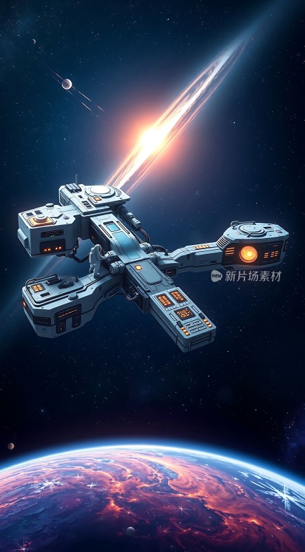 星际飞船探索未知宇宙