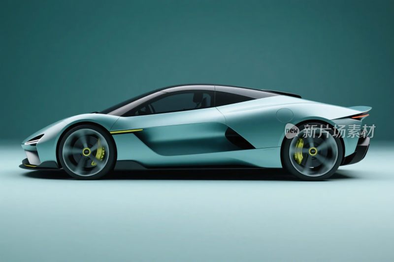 流线型现代跑车展示