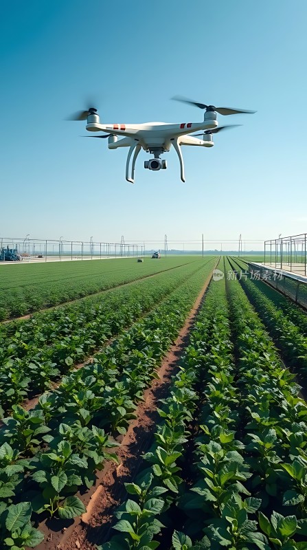 科技助力农业无人机巡田