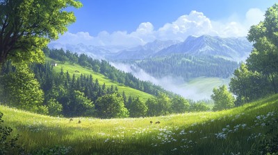 宽屏风景画 宽屏风景画