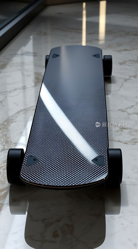 碳纤维滑板科技感十足！