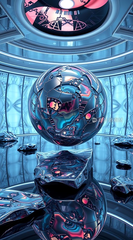 科技未来主义艺术装置