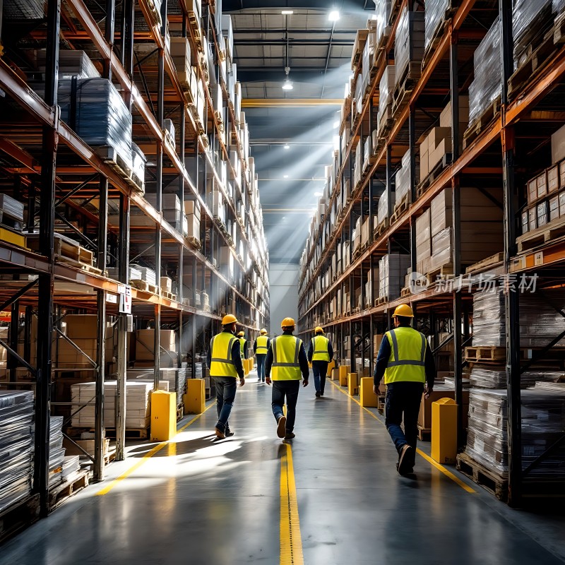 仓库工人搬运货物