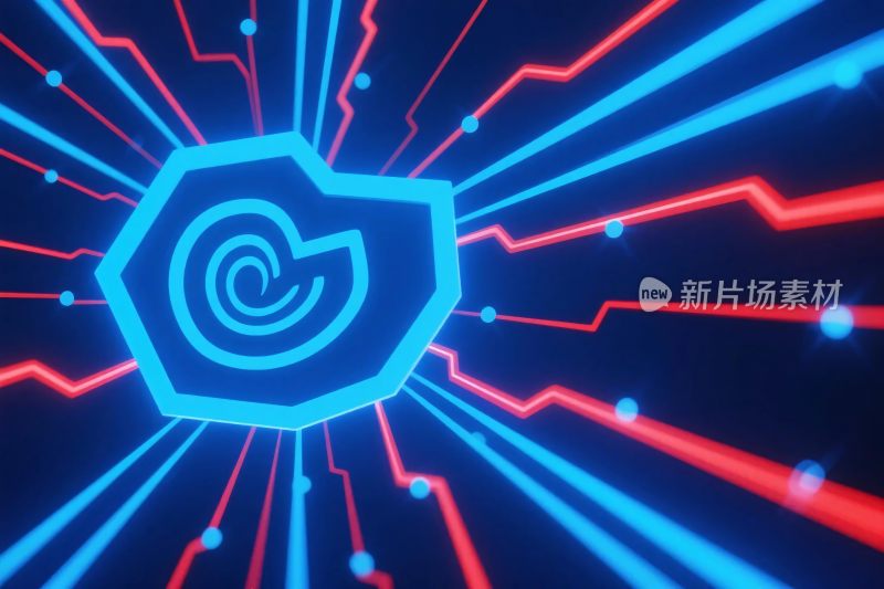 科技彩光螺旋特效图