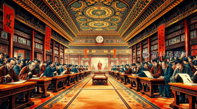 科举考场