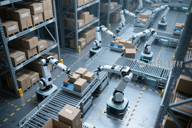 自动化仓库物流场景