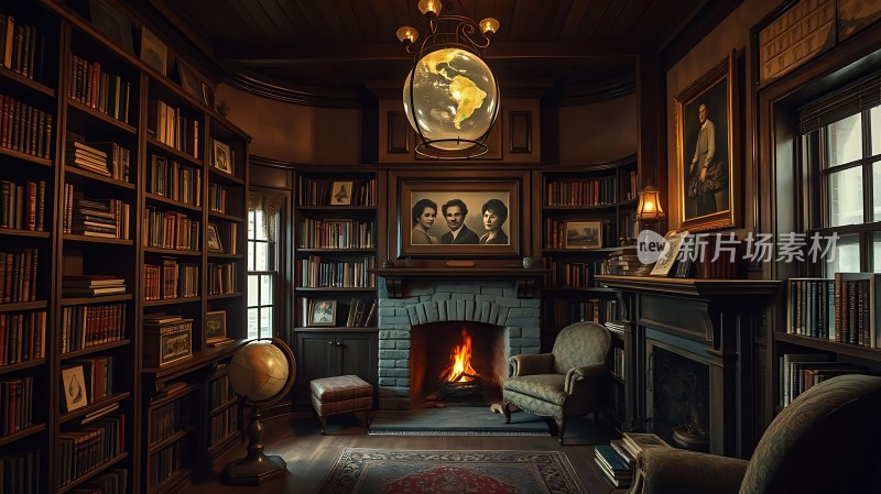 书房里的温暖与智慧
