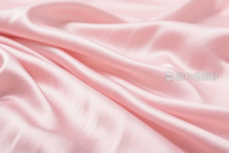 粉色丝绸织物特写