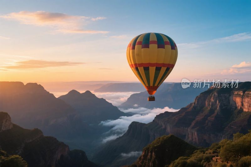 热气球空中风景