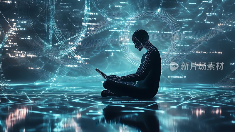数字世界中的沉思者