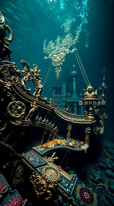 水下宫殿金碧辉煌神秘莫测