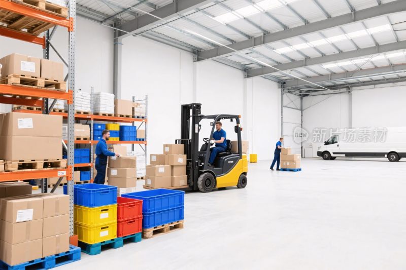 仓库货物搬运作业场景