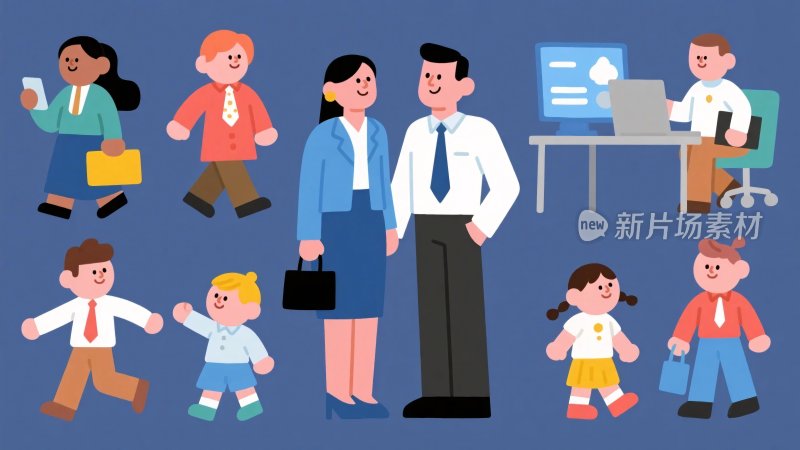 卡通人物插画集合