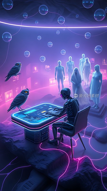 未来科技实验室人与机器的互动