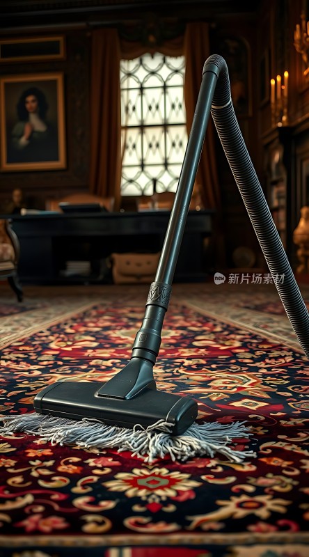 吸尘器清洁华丽地毯