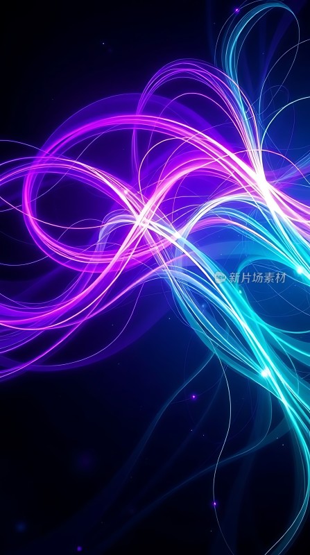 霓虹幻彩交织