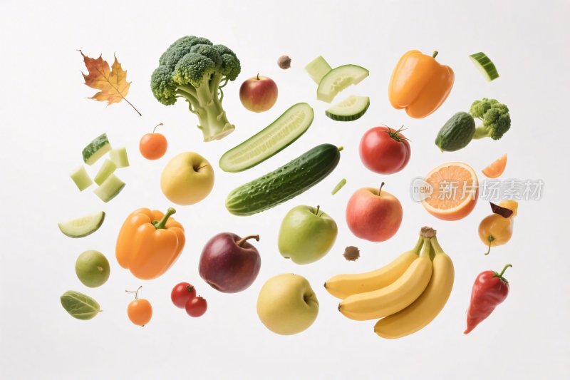 蔬果集合陈列