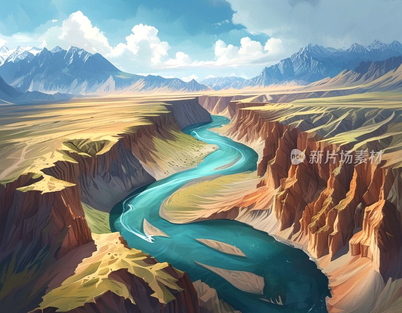 新疆大峡谷航拍