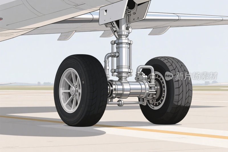 飞机起落架细节图