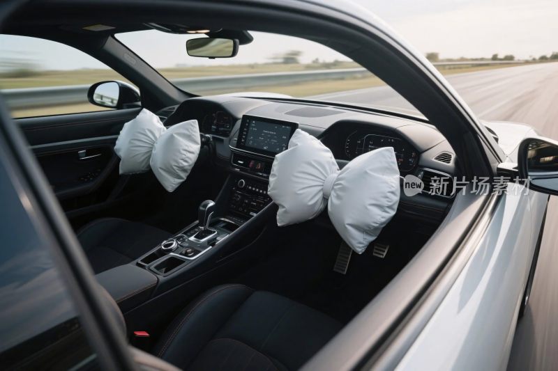 汽车安全气囊展开图