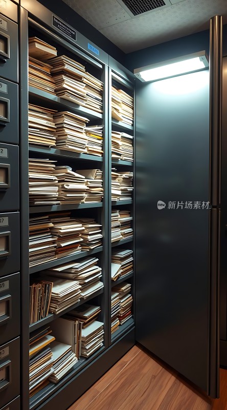 档案室里的秘密文件柜