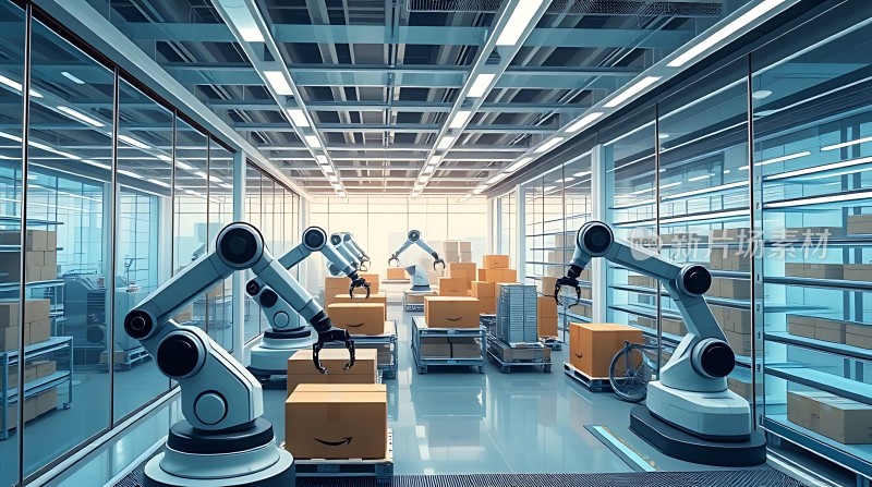 智能仓储机器人高效作业