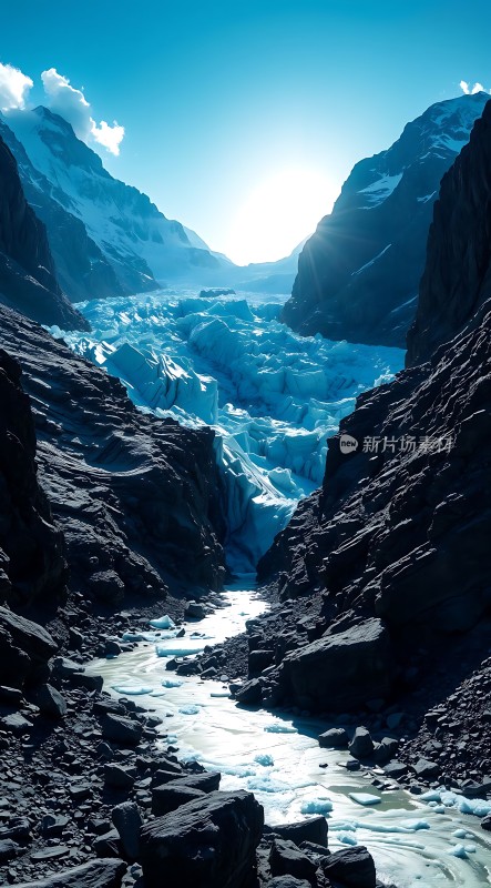 冰川谷地风光