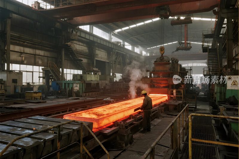 钢铁厂炼钢现场