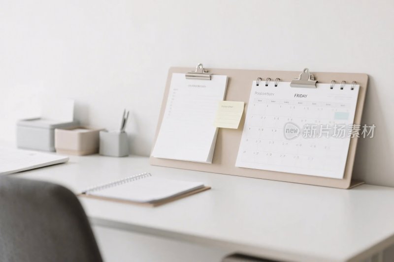 简约办公桌面布置