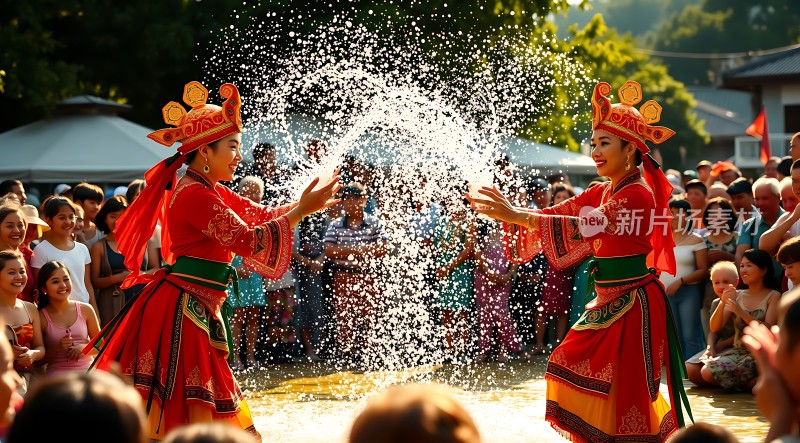 民族舞者精彩表演吸引观众目光