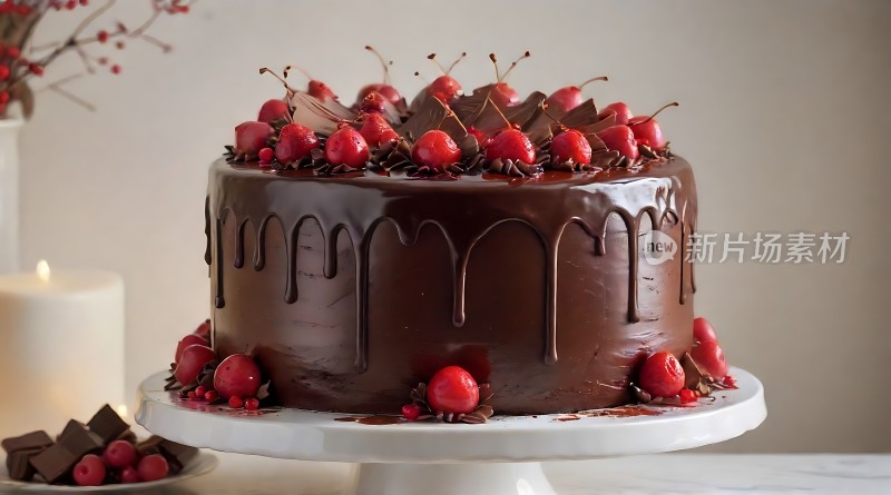 巧克力樱桃蛋糕