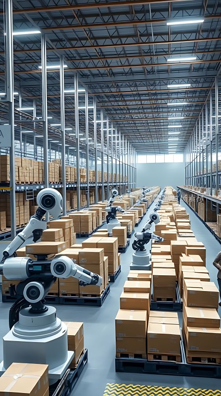 智能仓储机器人高效作业