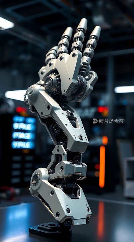 科技感十足的未来机械手臂