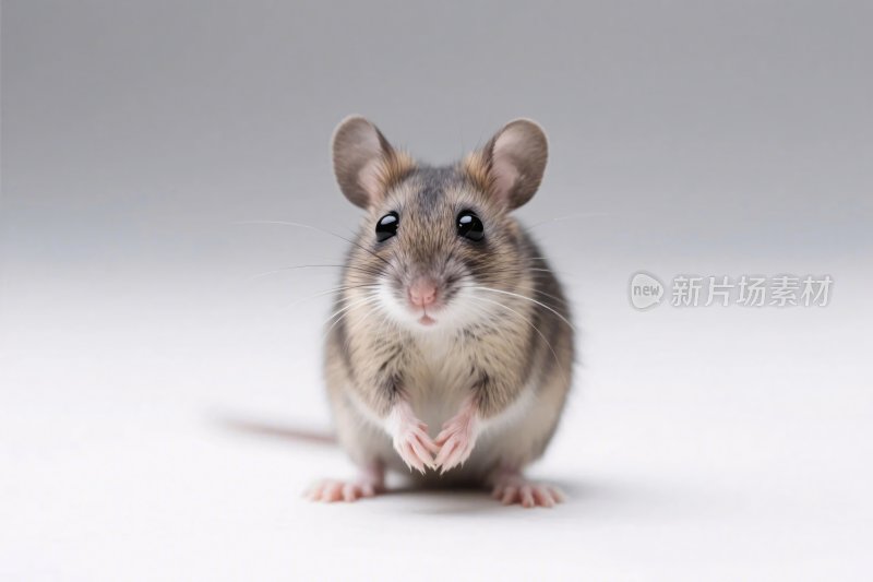 可爱小老鼠特写