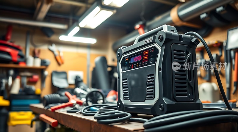 新片场素材工作台上的多功能设备