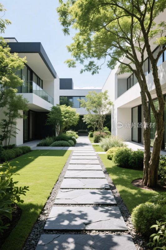 现代住宅庭院景观