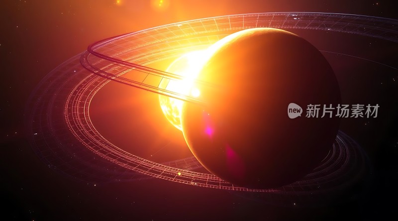 太阳系行星环舞动