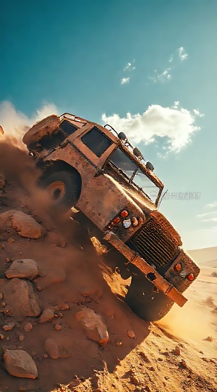沙漠越野车挑战极限